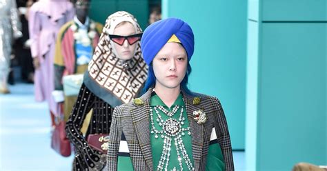 was gucci the only designer to make turbans|gucci full turban.